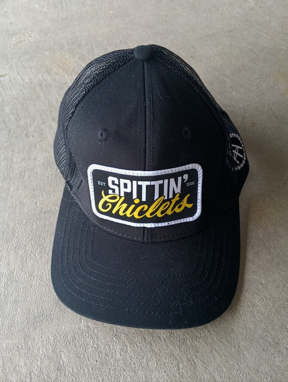 Spittin Chicklets Black Barstool Sports Trucker Hat